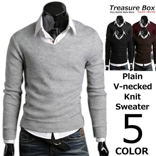 トレジャーボックス-Treasure Box / ゴルフウェア メンズ セーター V 